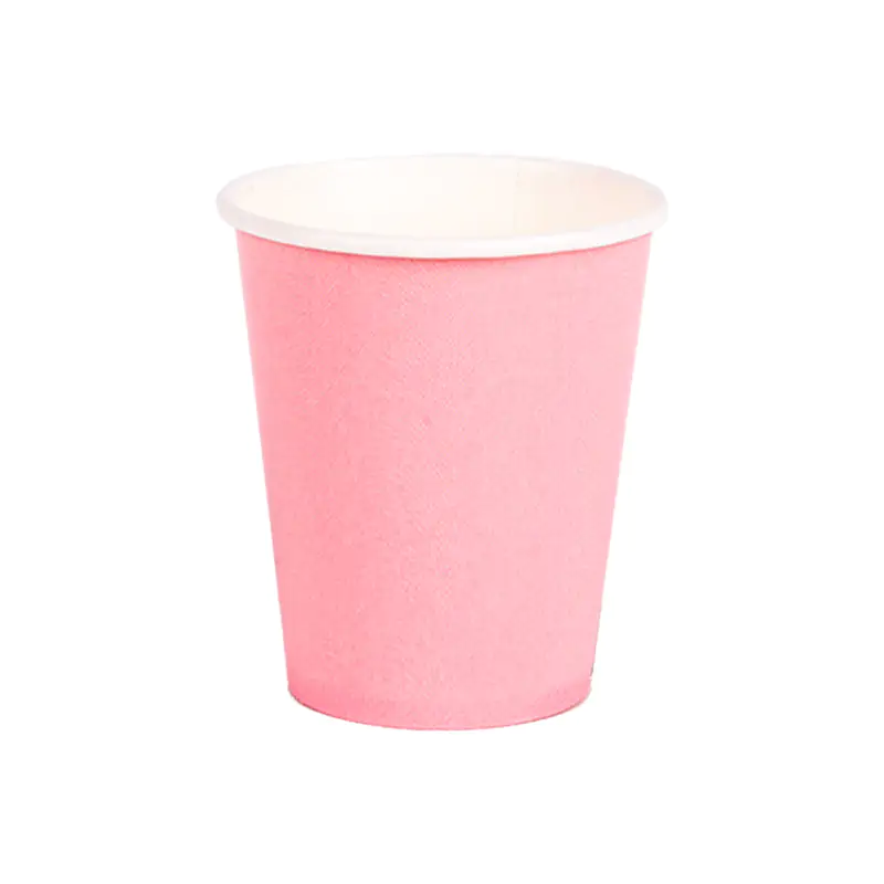 Pembe Pastel Kağıt Bardak 8'li